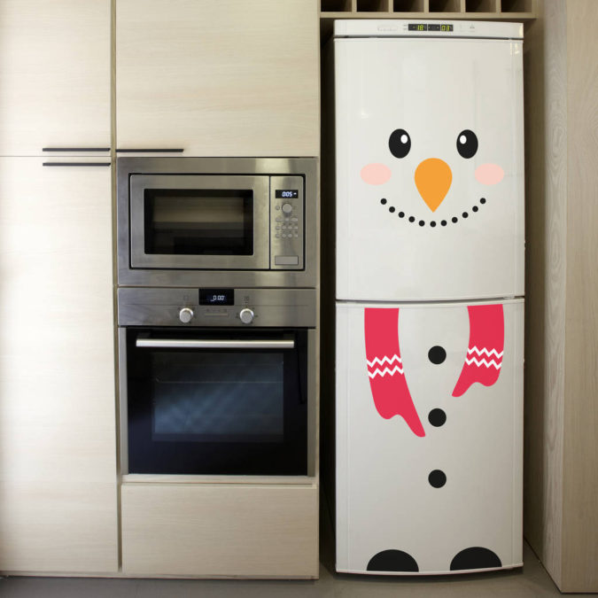 70+ Brilliant Ideas for This Year Christmas Decoration 45 Snowman Refrigerator. 1 70+ Brilliant Ideas for This Year Christmas Decoration - 45