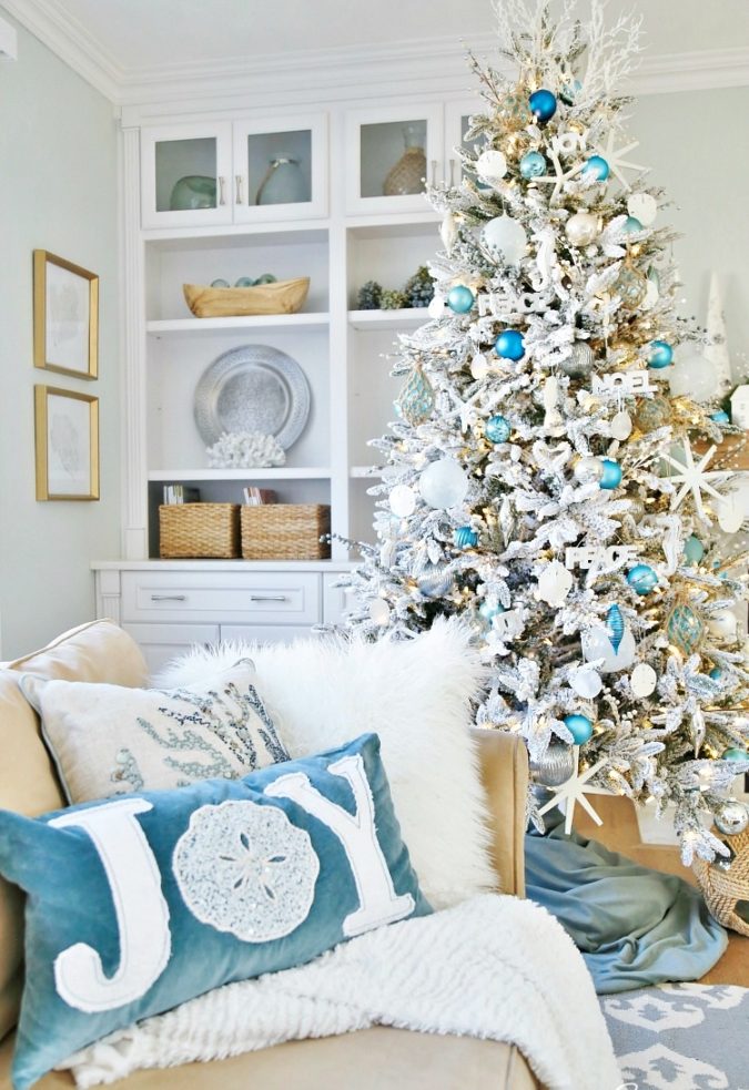 coastal decoration idea 2 Give Your Home a New Festive Christmas with +90 Themes & Ideas - 17