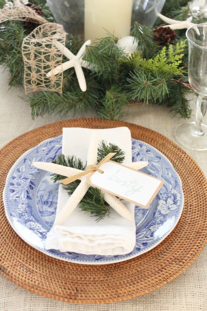 Give Your Home a New Festive Christmas with +90 Themes & Ideas 14 coastal decoration. 3 Give Your Home a New Festive Christmas with +90 Themes & Ideas - 14