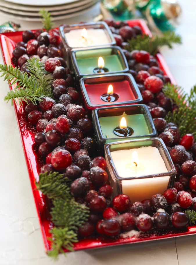 70+ Creative Christmas Decorations to Do 73 colorful centerpiece 2 70+ Creative Christmas Decorations to Do - 73