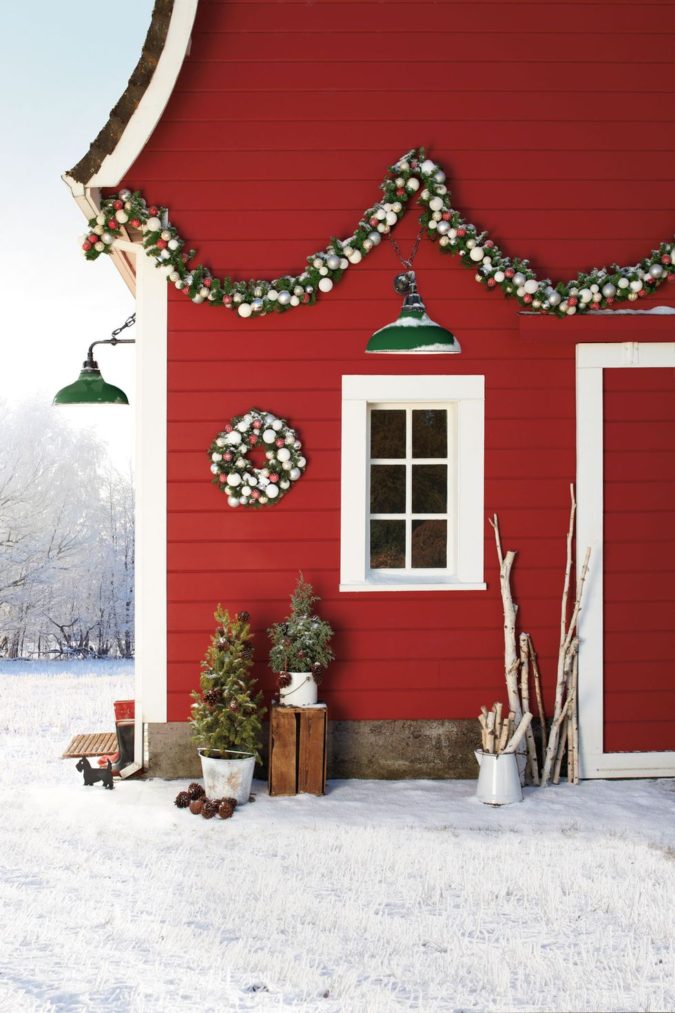 countryside decoration 60+Untraditional Christmas Decorations to Transform Your Home Look This Year - 25