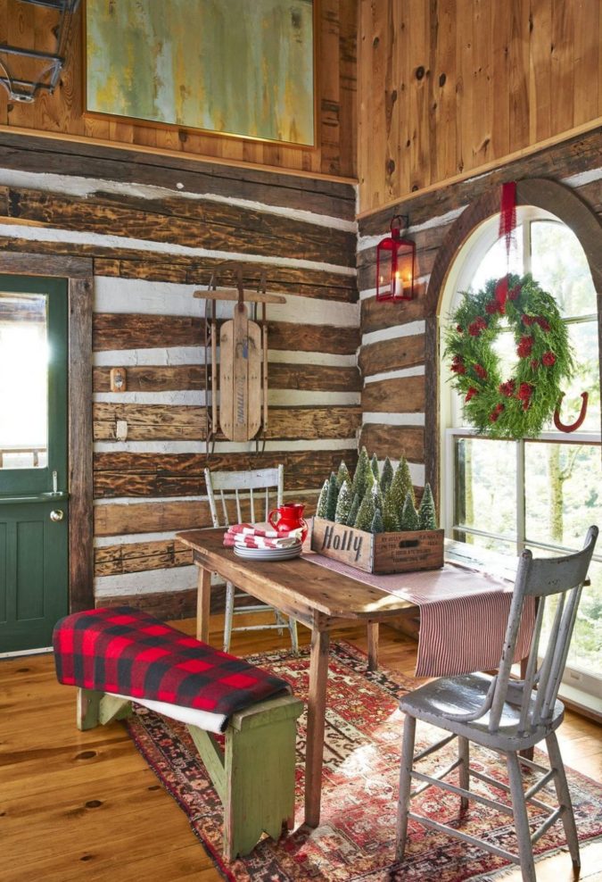 countryside decorations... 60+Untraditional Christmas Decorations to Transform Your Home Look This Year - 35