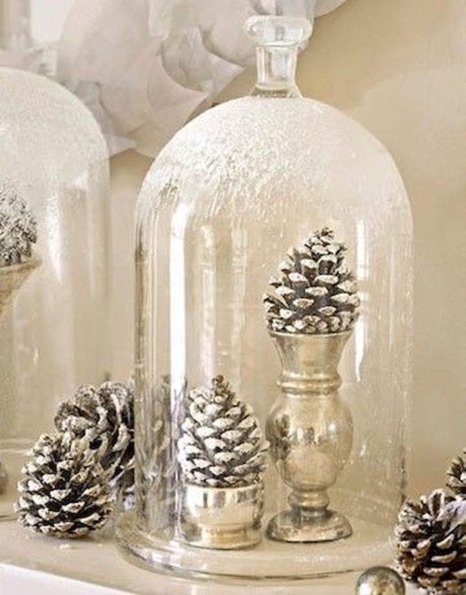 frosty fake snow. 1 60+ Creative Christmas Decoration Ways for Your Home - 25