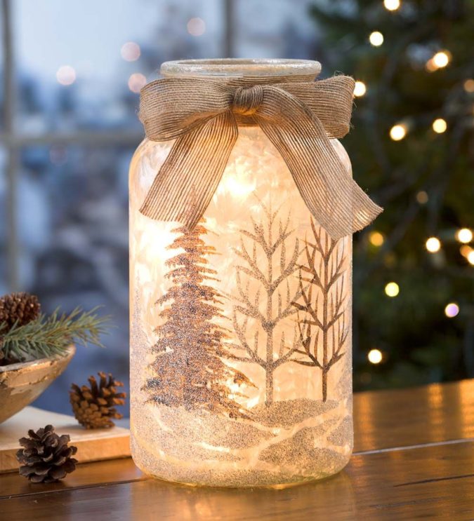 mason jar 70+ Brilliant Ideas for This Year Christmas Decoration - 36