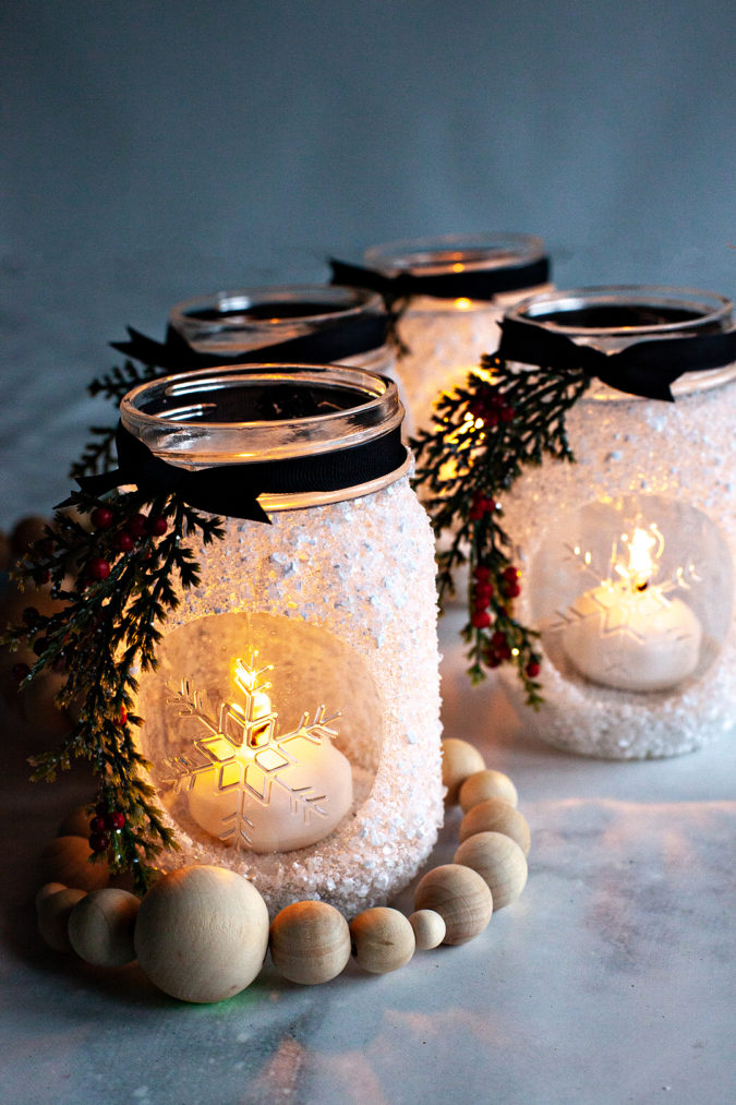 mason jars 70+ Brilliant Ideas for This Year Christmas Decoration - 34