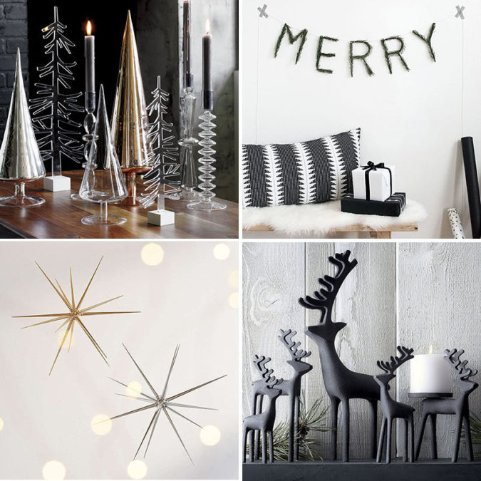 Give Your Home a New Festive Christmas with +90 Themes & Ideas 14 modern theme 1 Give Your Home a New Festive Christmas with +90 Themes & Ideas - 14