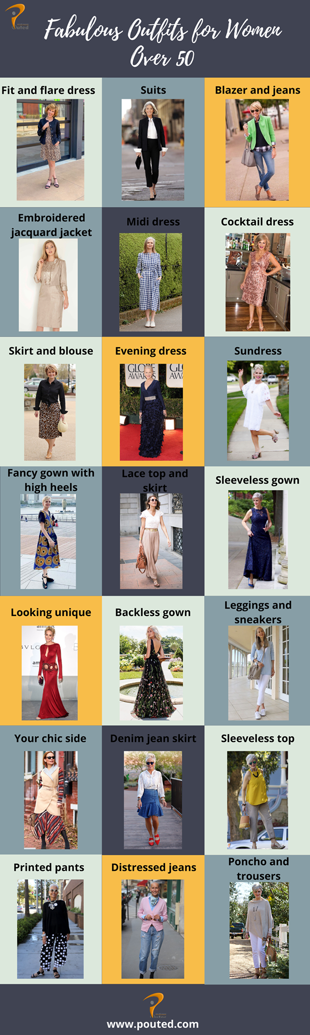 fabulous outfits for women +50