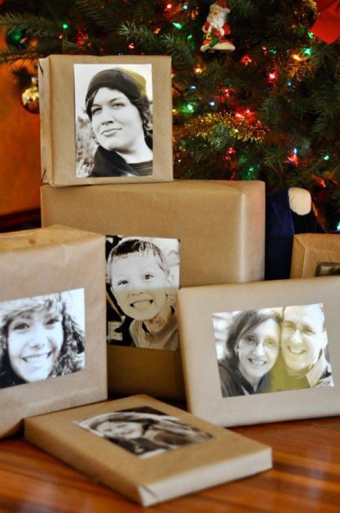 photos on gifts 1 70+ Brilliant Ideas for This Year Christmas Decoration - 24