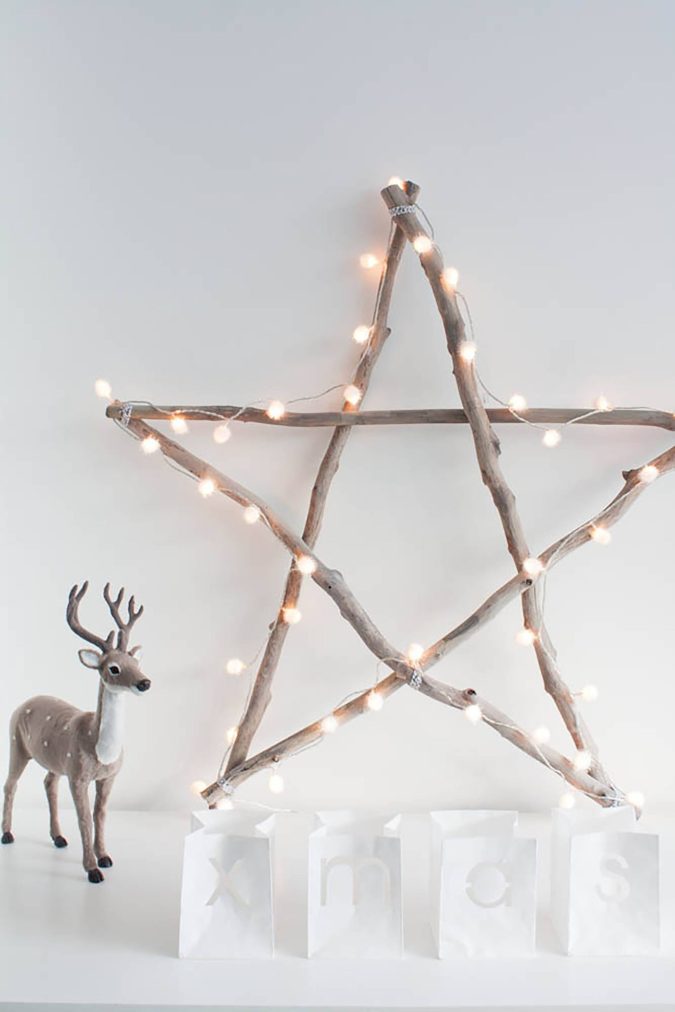 star ornament 70+ Creative Christmas Decorations to Do - 68