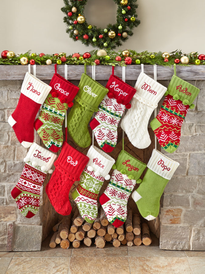 stocking ads 60+ Creative Christmas Decoration Ways for Your Home - 34