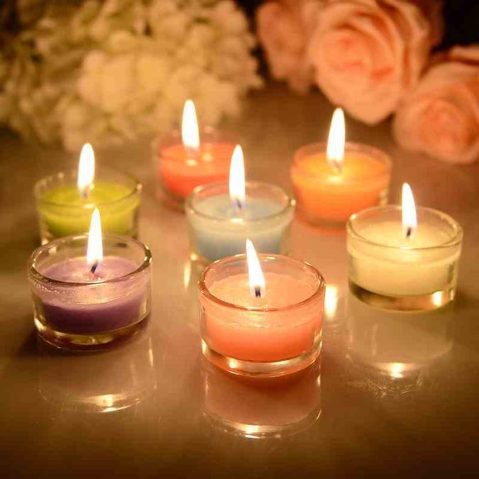 Candles 70+ Hottest Marriage Anniversary Decoration Ideas at Home - 58