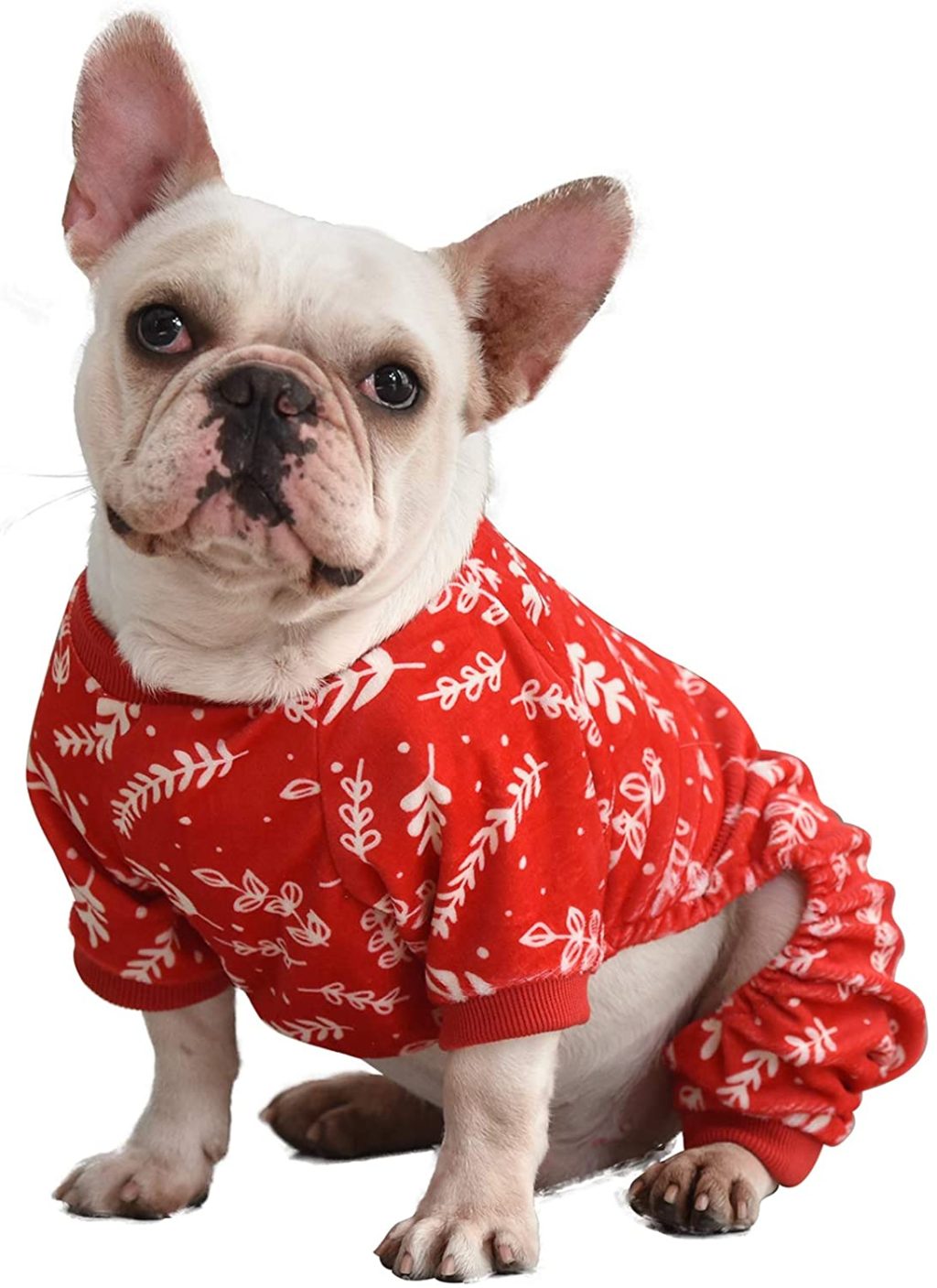CuteBone-Christmas-Dog-Pajamas-Jumpsuit-1024x1407 Cutest 10 Pajamas for Dogs on Amazon in 2022