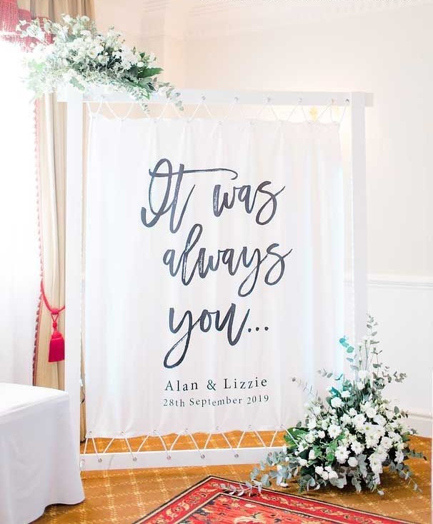 70+ Hottest Marriage Anniversary Decoration Ideas at Home 40 The anniversary banners.. 70+ Hottest Marriage Anniversary Decoration Ideas at Home - 40
