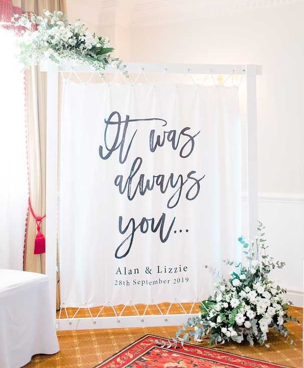 The anniversary banners.. 70+ Hottest Marriage Anniversary Decoration Ideas at Home - 40