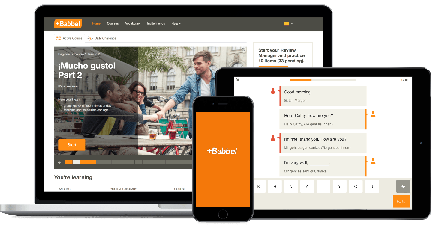 Babbel language app Best Language Learning Apps - 2