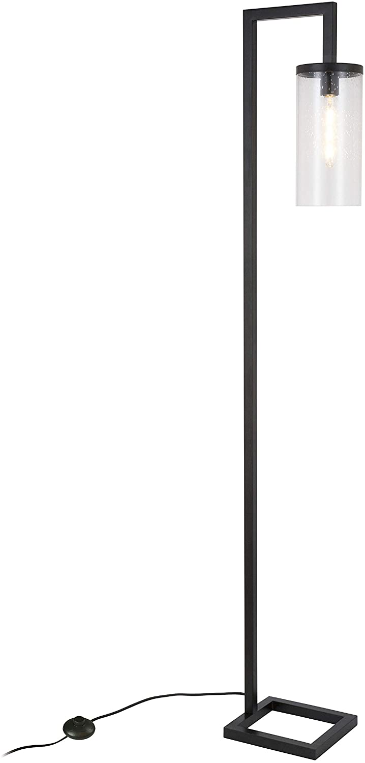 10 Unique Floor Lamps to Brighten Your Living Room 6 HennHart FL0014 Modern farmhouse seeded floor lamp. 10 Unique Floor Lamps to Brighten Your Living Room - 6