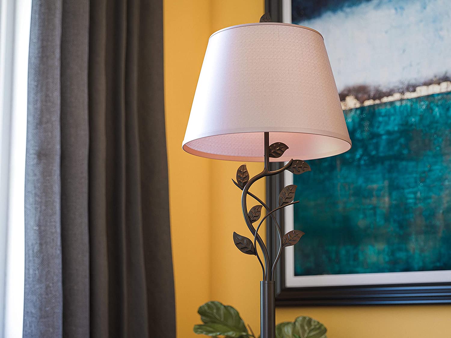 Kenroy Home Rustic Floor Lamp. 1 10 Unique Floor Lamps to Brighten Your Living Room - 22