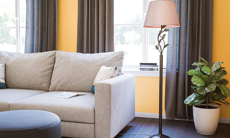 Kenroy Home Rustic Floor Lamp. 10 Unique Floor Lamps to Brighten Your Living Room - living room lighting guide 1