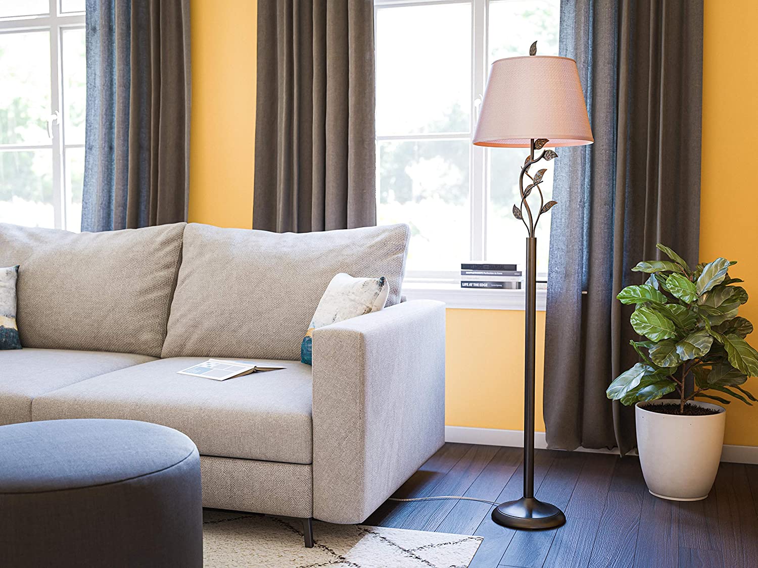 Kenroy Home Rustic Floor Lamp. 10 Unique Floor Lamps to Brighten Your Living Room - 20