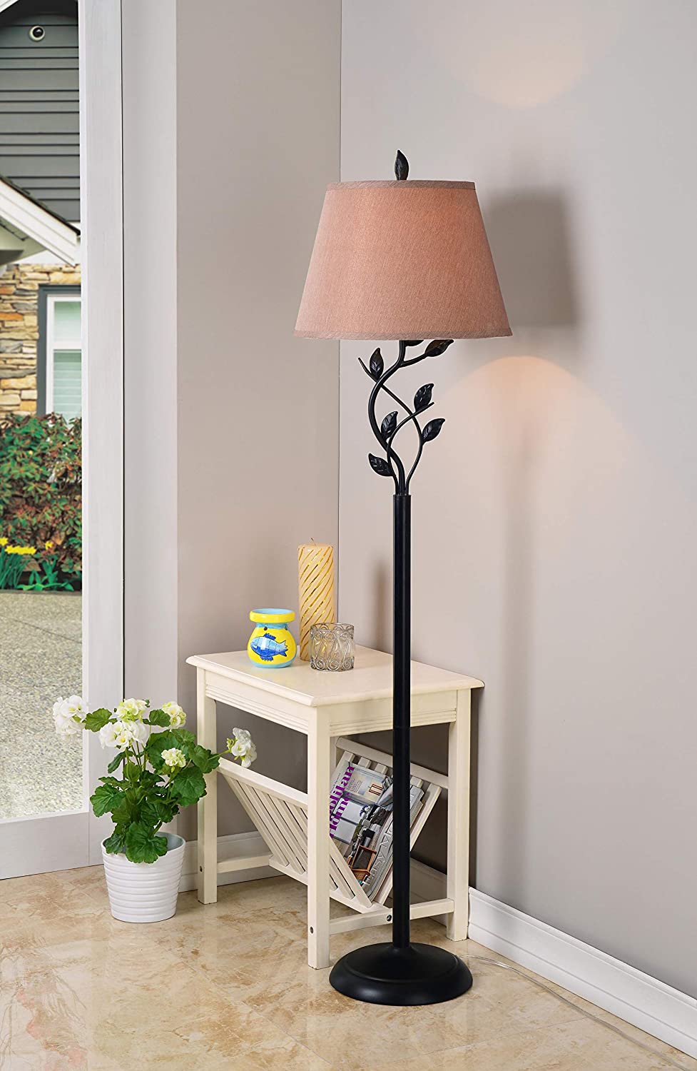 Kenroy Home Rustic Floor Lamp 10 Unique Floor Lamps to Brighten Your Living Room - 19