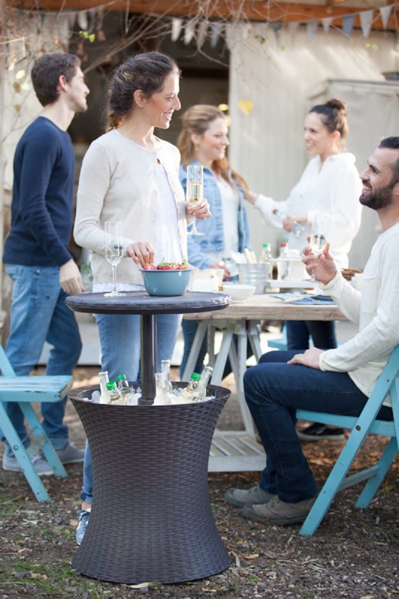 Keter Gal rattan outdoor cooler 1 15 Unique Furniture Designs for Outdoor Small Spaces - 18