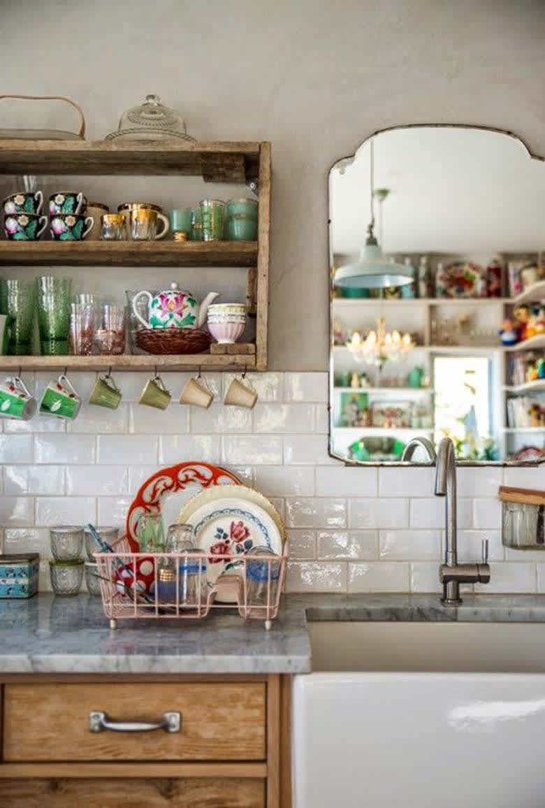 Mirrors in kitchens 1 80+ Unusual Kitchen Design Ideas for Small Spaces - 36