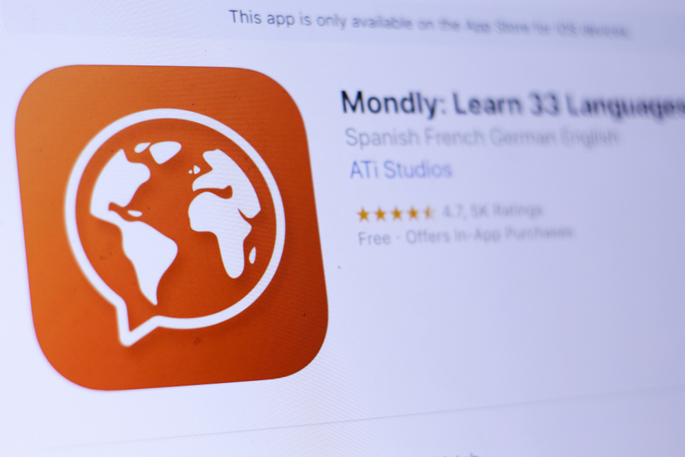 Mondly-app Best Language Learning Apps of 2021