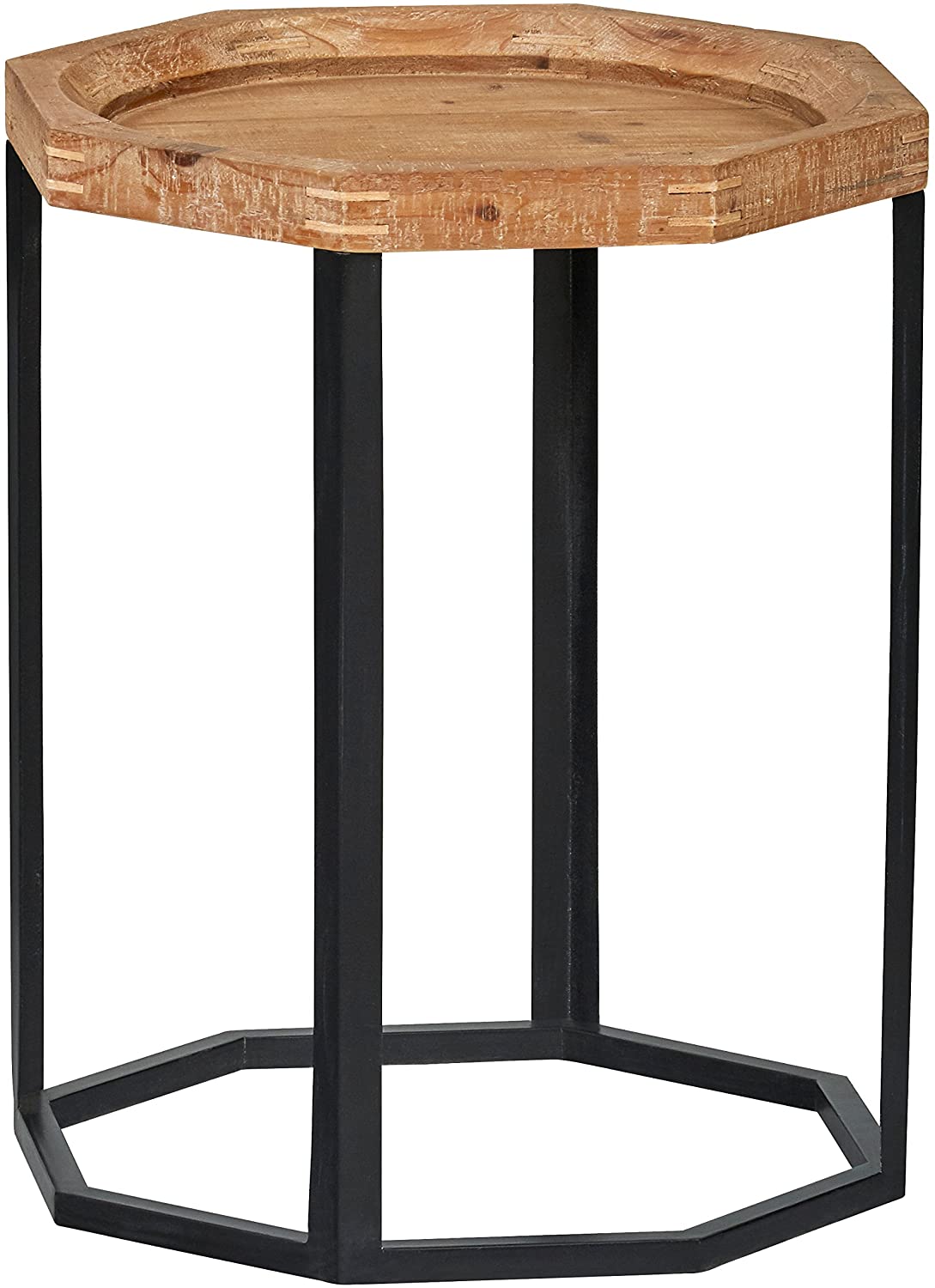 Stone and beam octagonal table 15 Unique Furniture Designs for Outdoor Small Spaces - 32