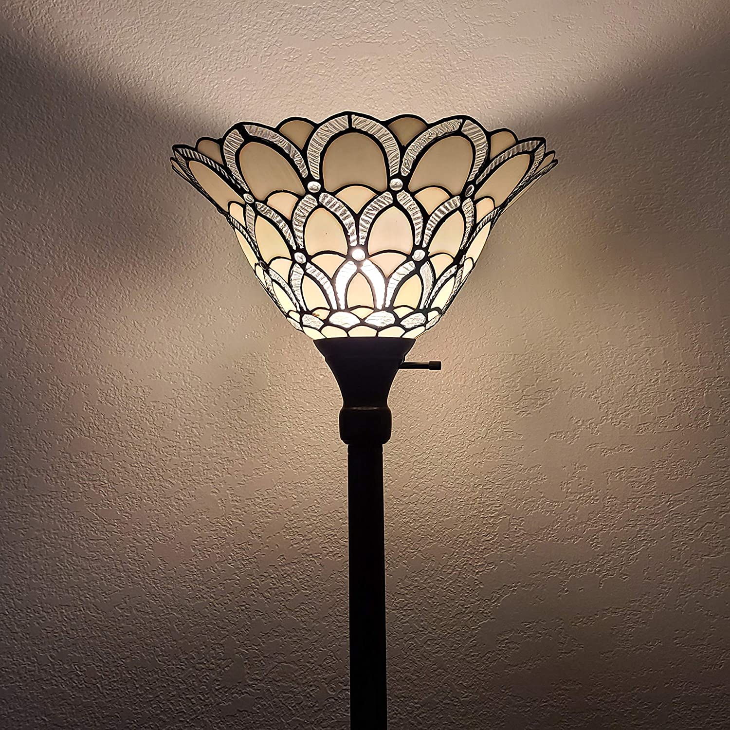 10 Unique Floor Lamps to Brighten Your Living Room 30 Tiffany Style Torchiere Standing Peacock Floor Lamp 10 Unique Floor Lamps to Brighten Your Living Room - 30
