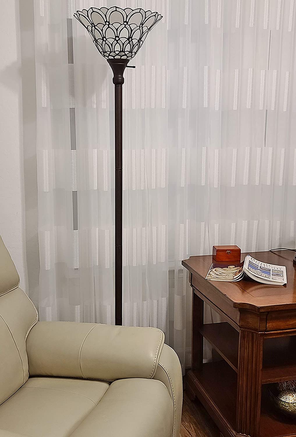10 Unique Floor Lamps to Brighten Your Living Room 29 Tiffany Style Torchiere Standing Peacock Floor Lampv 10 Unique Floor Lamps to Brighten Your Living Room - 29
