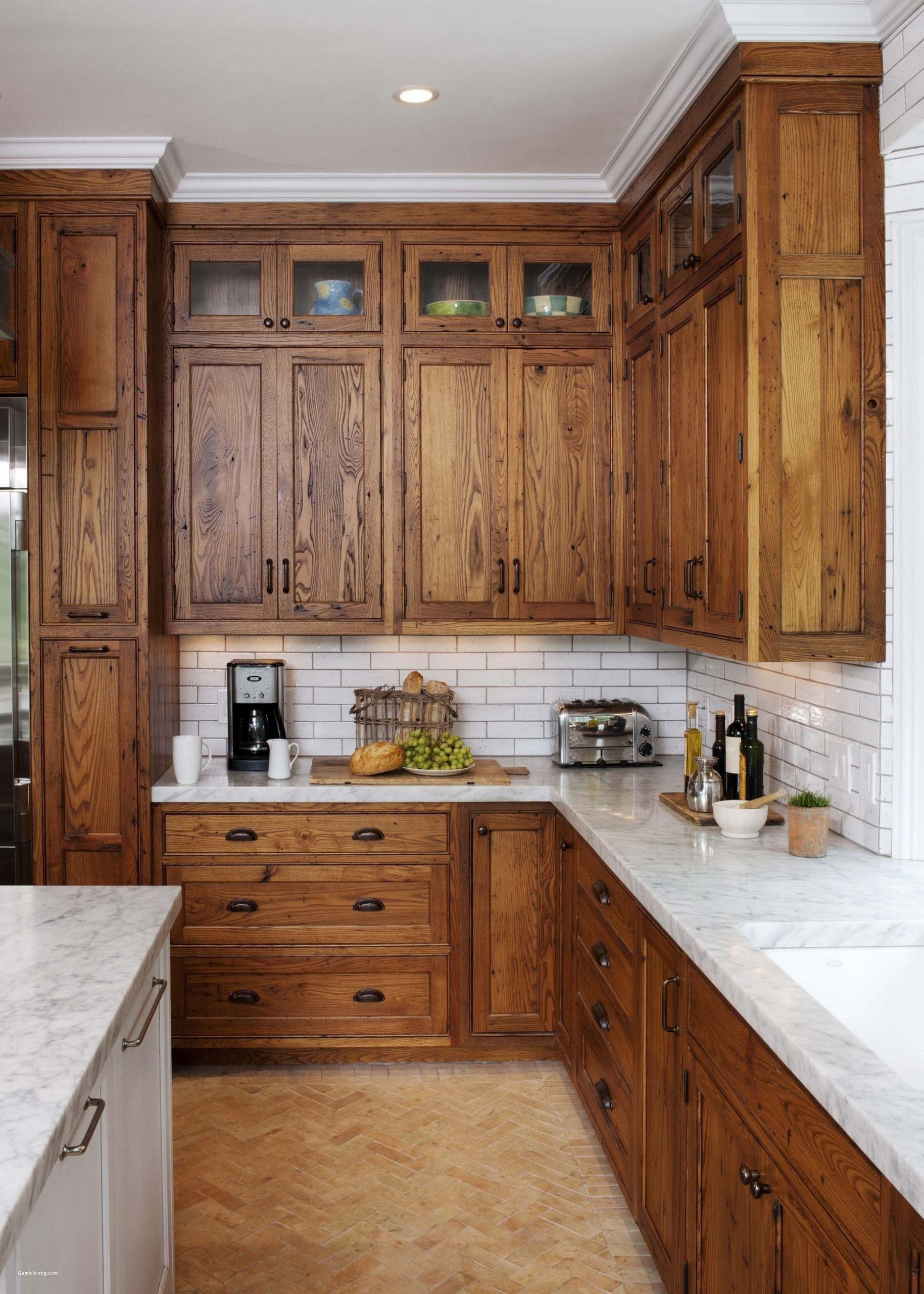 ceiling height cabinets.. scaled 80+ Unusual Kitchen Design Ideas for Small Spaces - 24