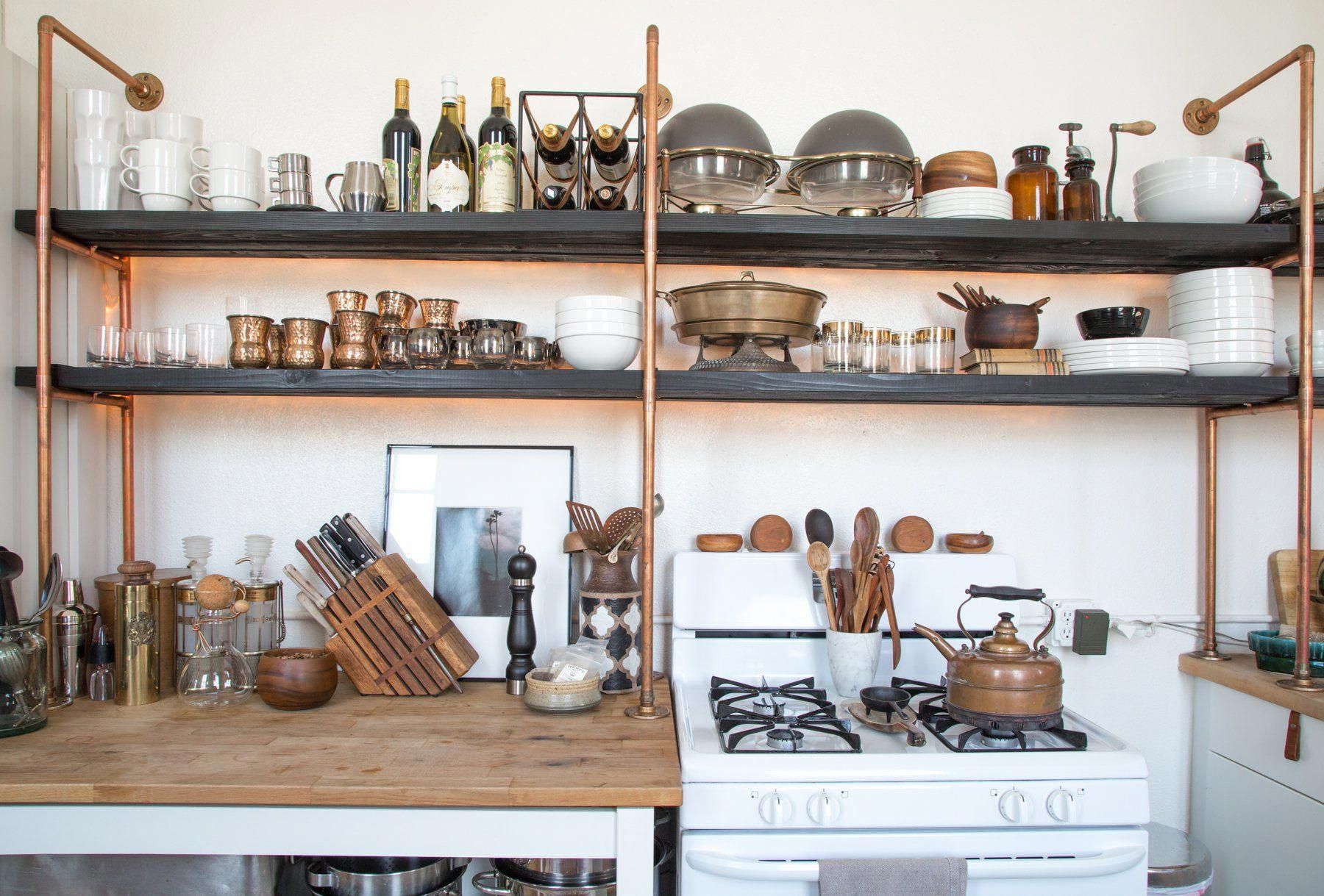 80+ Unusual Kitchen Design Ideas for Small Spaces 30 copper pipes 1 80+ Unusual Kitchen Design Ideas for Small Spaces - 30