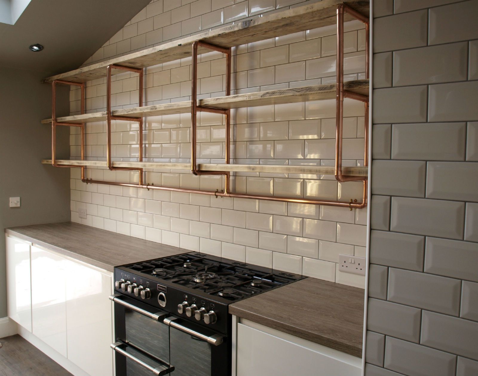 copper pipes 2 80+ Unusual Kitchen Design Ideas for Small Spaces - 31