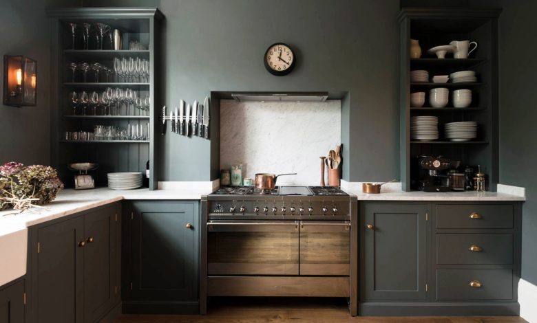 dark paints 2 80+ Unusual Kitchen Design Ideas for Small Spaces - kitchen ideas for small spaces 1