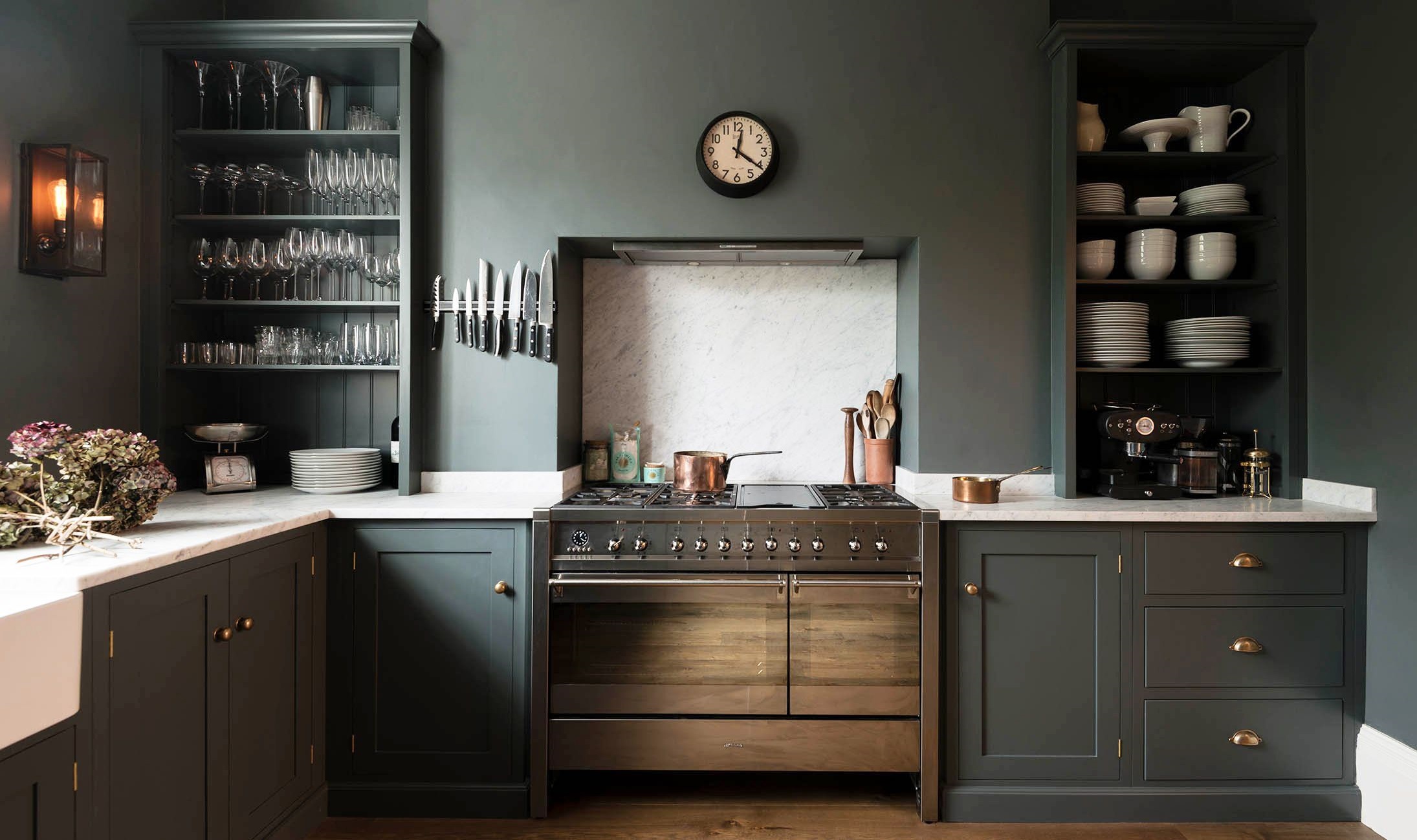 80+ Unusual Kitchen Design Ideas for Small Spaces 21 dark paints 3 80+ Unusual Kitchen Design Ideas for Small Spaces - 21