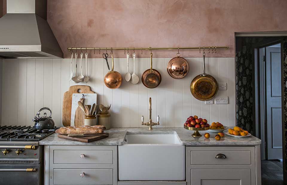 80+ Unusual Kitchen Design Ideas for Small Spaces 15 hanging rod 1 80+ Unusual Kitchen Design Ideas for Small Spaces - 15