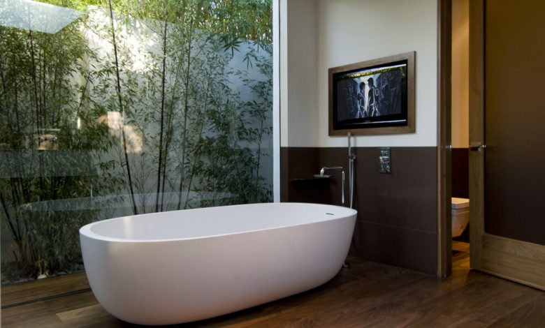 Best +60 Ideas to Enhance Your Bathroom’s Luxuriousness 43 nature in bathroom. 2 Best +60 Ideas to Enhance Your Bathroom’s Luxuriousness - bathroom decoration 43