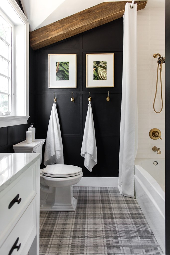 Accent-Walls.. Best +60 Ideas to Enhance Your Bathroom’s Luxuriousness