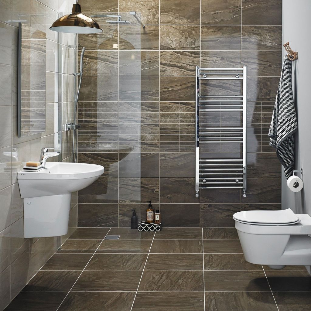 Ceramic Tile 1 Best +60 Ideas to Enhance Your Bathroom’s Luxuriousness - 22