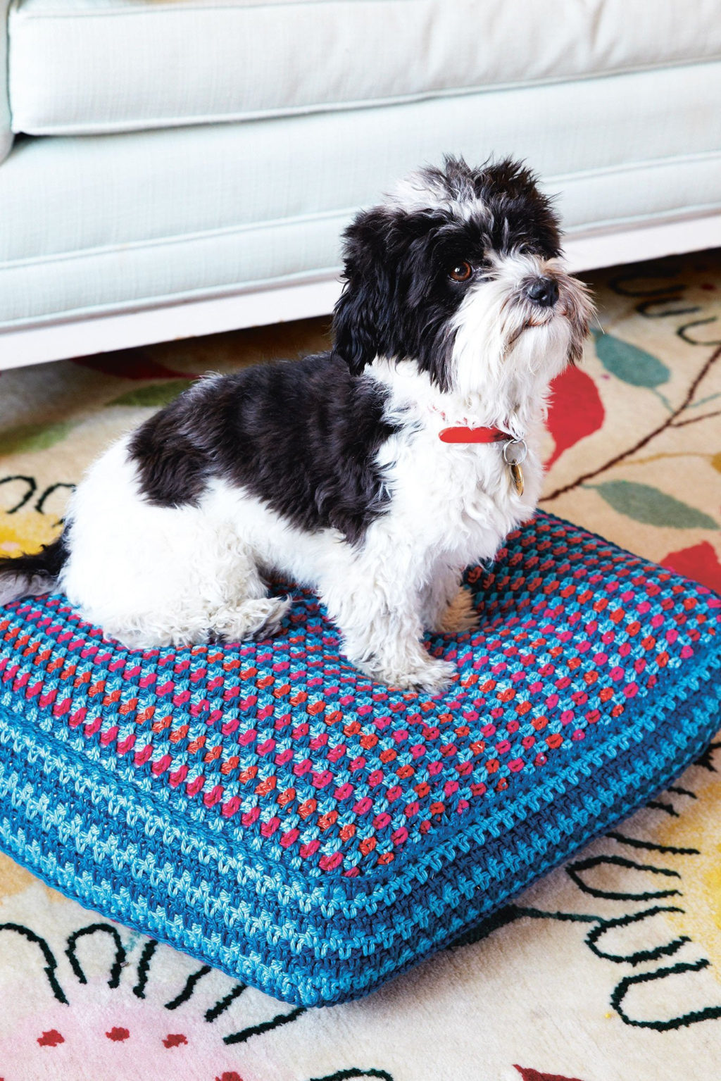 Crochet Pillow. +80 Adorable Dog Bed Designs That Will Surprise You - 20