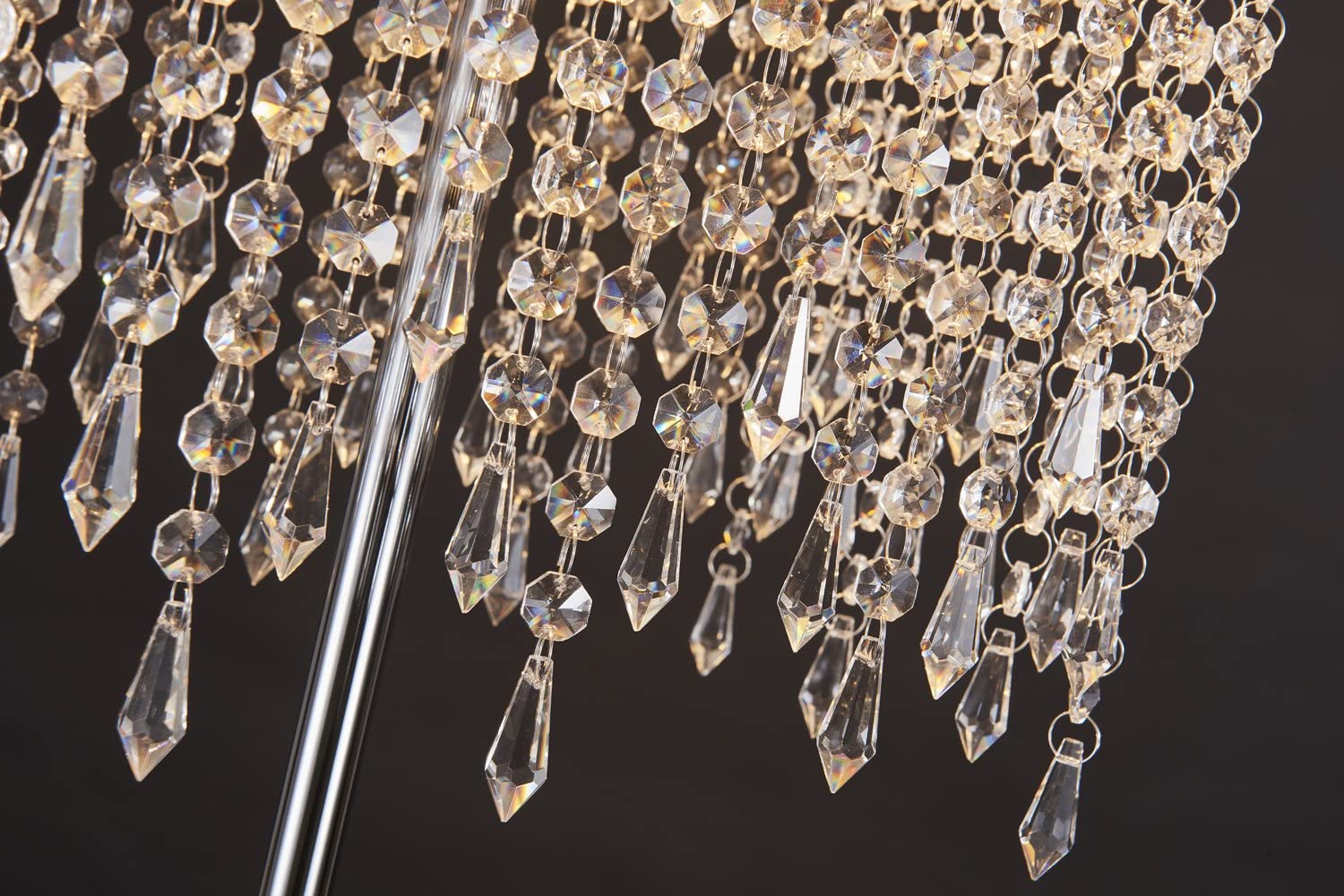15 Unique Artistic Floor Lamps to Light Your Bedroom 28 GDLMA Silver Crystal Raindrop Floor Lamp for Bedroom.. 15 Unique Artistic Floor Lamps to Light Your Bedroom - 28
