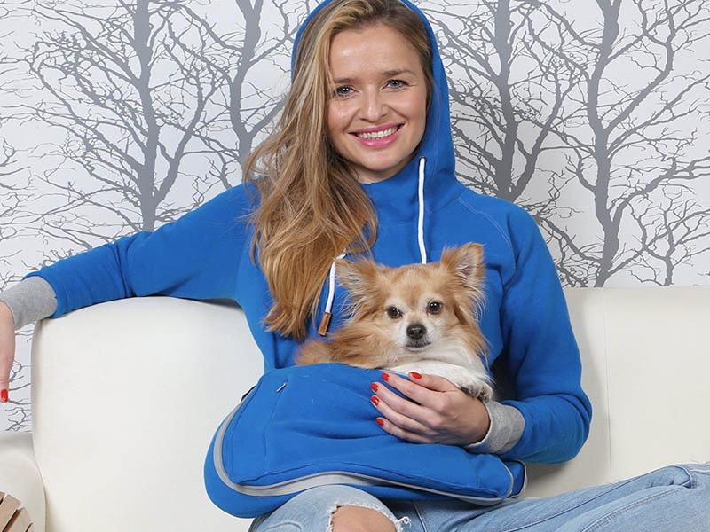 Hoodie-with-kangaroo-pouch 10 Unique Luxury Gifts for Dogs That Amaze Everyone
