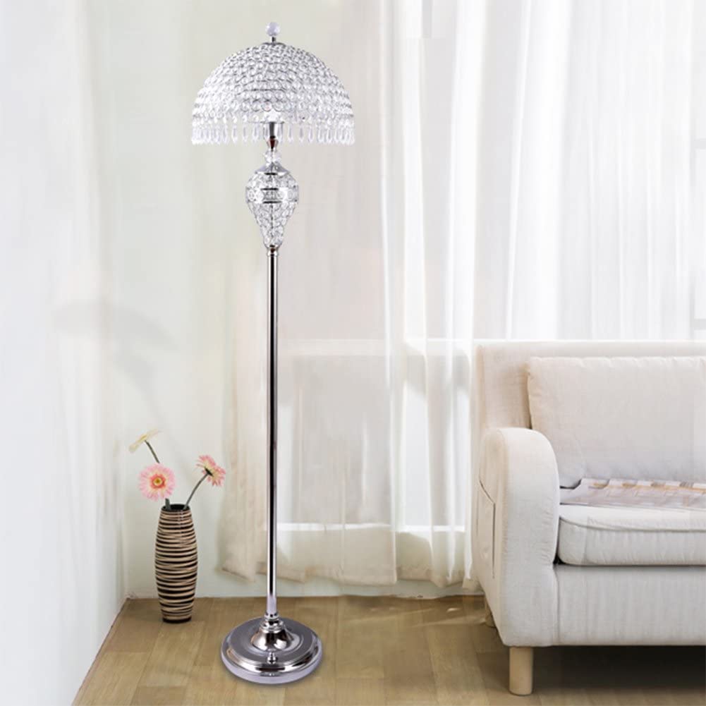 15 Unique Artistic Floor Lamps to Light Your Bedroom 32 Hsyile Lighting KU300189 Luxury Wedding European Crystal Floor Lamp 1 15 Unique Artistic Floor Lamps to Light Your Bedroom - 32