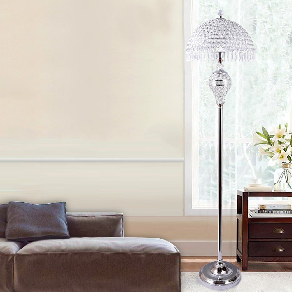 15 Unique Artistic Floor Lamps to Light Your Bedroom 30 Hsyile Lighting KU300189 Luxury Wedding European Crystal Floor Lamp. 15 Unique Artistic Floor Lamps to Light Your Bedroom - 30
