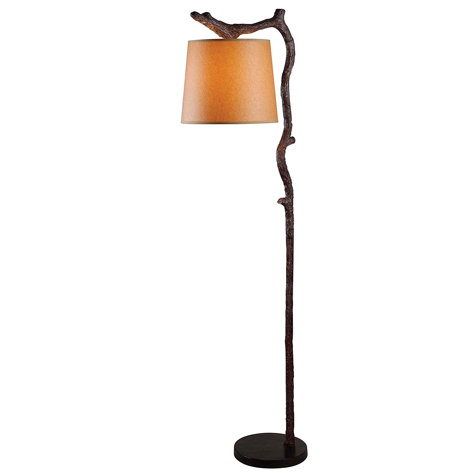 15 Unique Artistic Floor Lamps to Light Your Bedroom 49 Kenroy Home 32452BRZD Rustic Floor Lamp 15 Unique Artistic Floor Lamps to Light Your Bedroom - 49