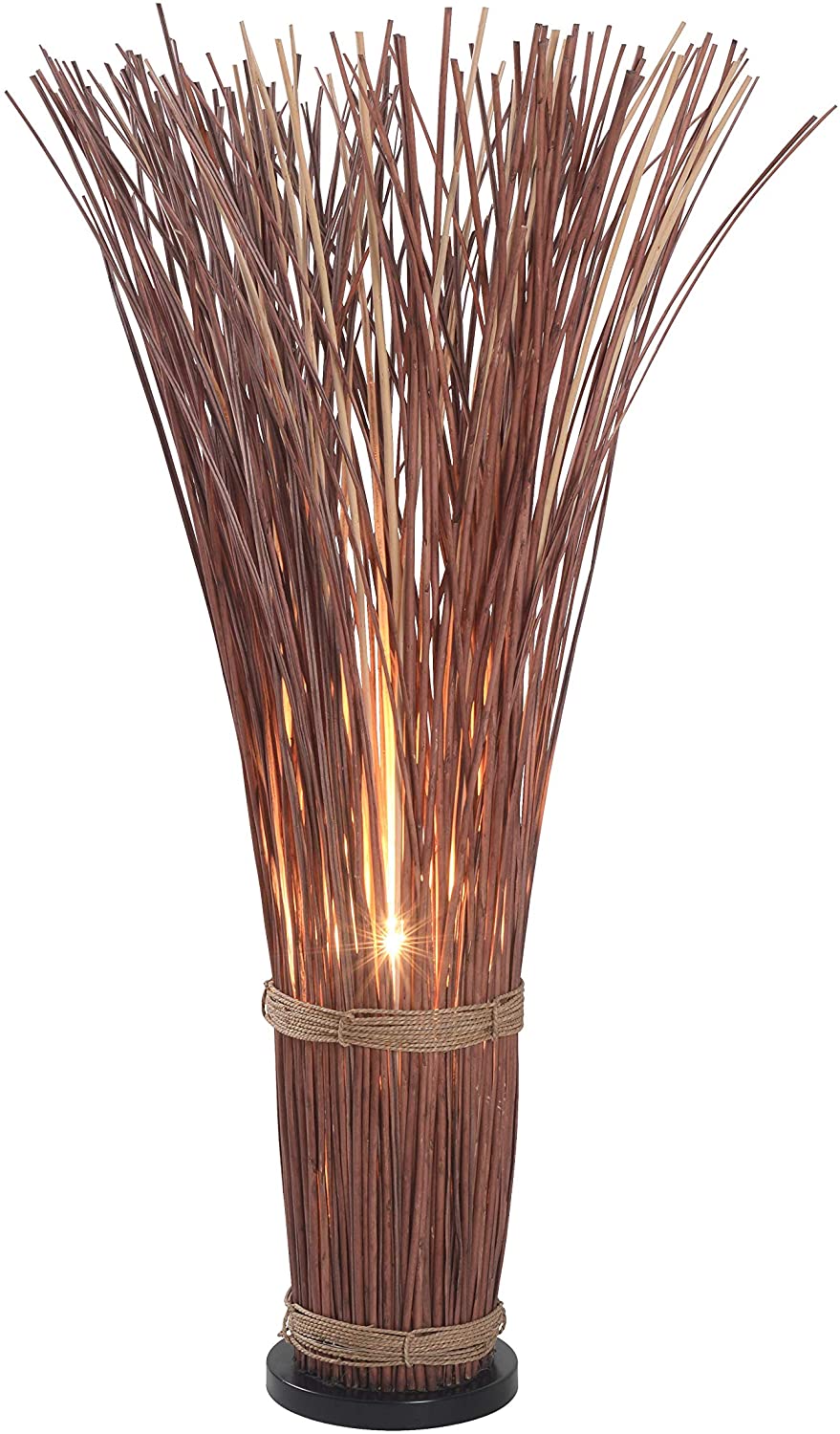 Kenroy-Home-Casual-Floor-Lamp46-Inch-Height-with-Natural-Reed-Finish 15 Unique Artistic Floor Lamps to Light Your Bedroom
