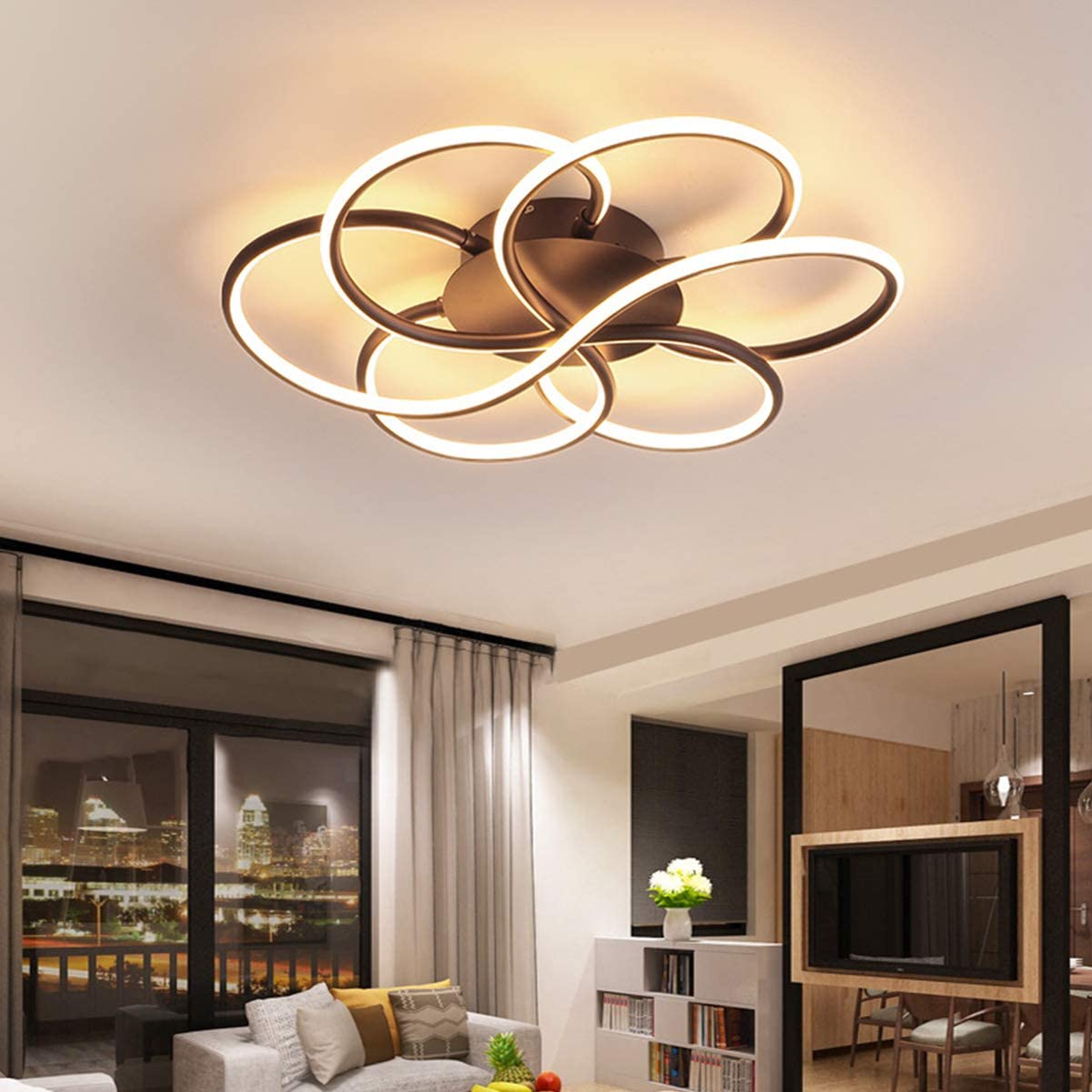 LED ceiling. 1 +70 Unique Ceiling Design Ideas for Your Living Room - 22