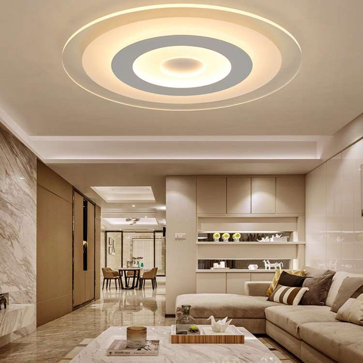 LED ceiling +70 Unique Ceiling Design Ideas for Your Living Room - 20