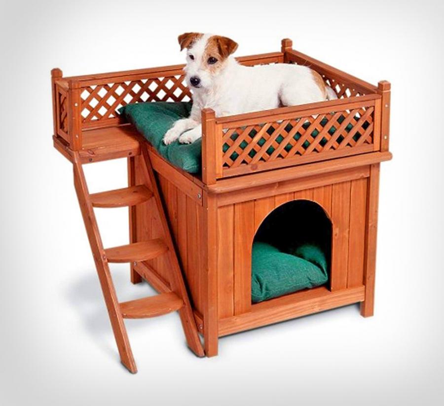 Ladder bed.. +80 Adorable Dog Bed Designs That Will Surprise You - 34