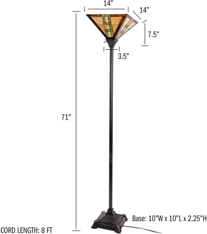 Lavish-Home-72-Tiff-7-Tiffany-Style-Floor-Lamp..-675x765 15 Unique Artistic Floor Lamps to Light Your Bedroom